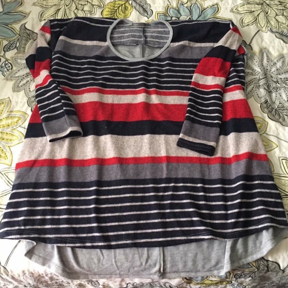 Multi Colored Striped Sweater